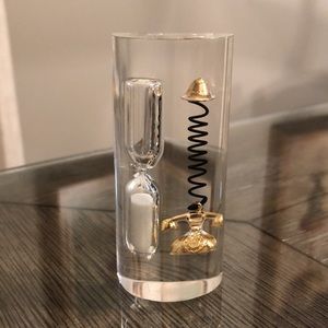 Vintage Kitsch Telephone Timer in Lucite